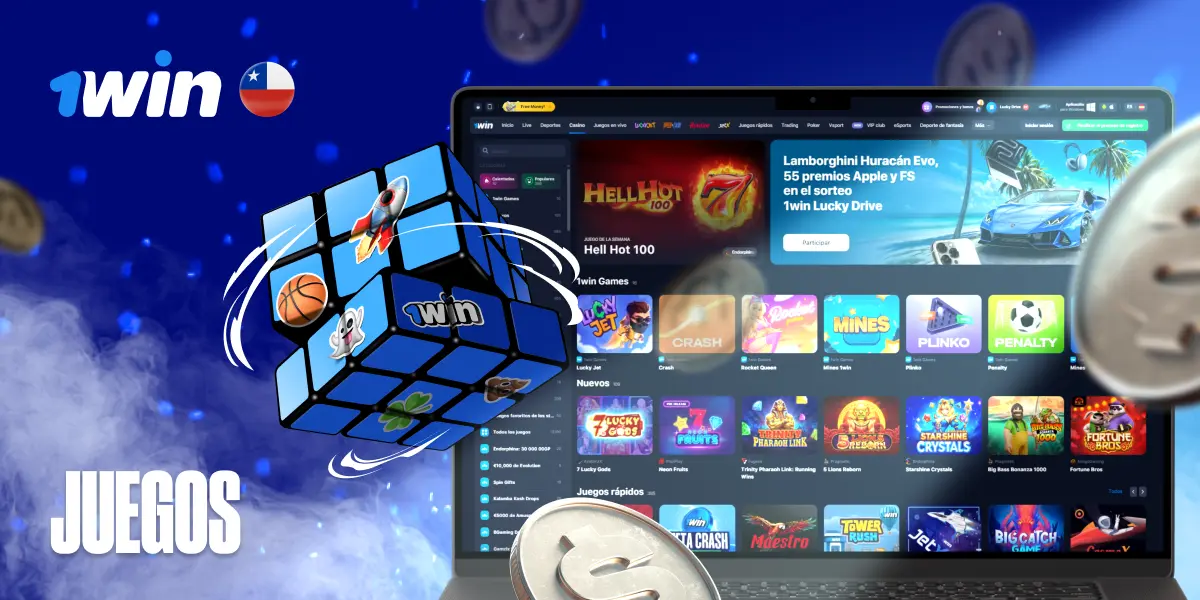 Variedad de juegos de casino disponibles en 1win