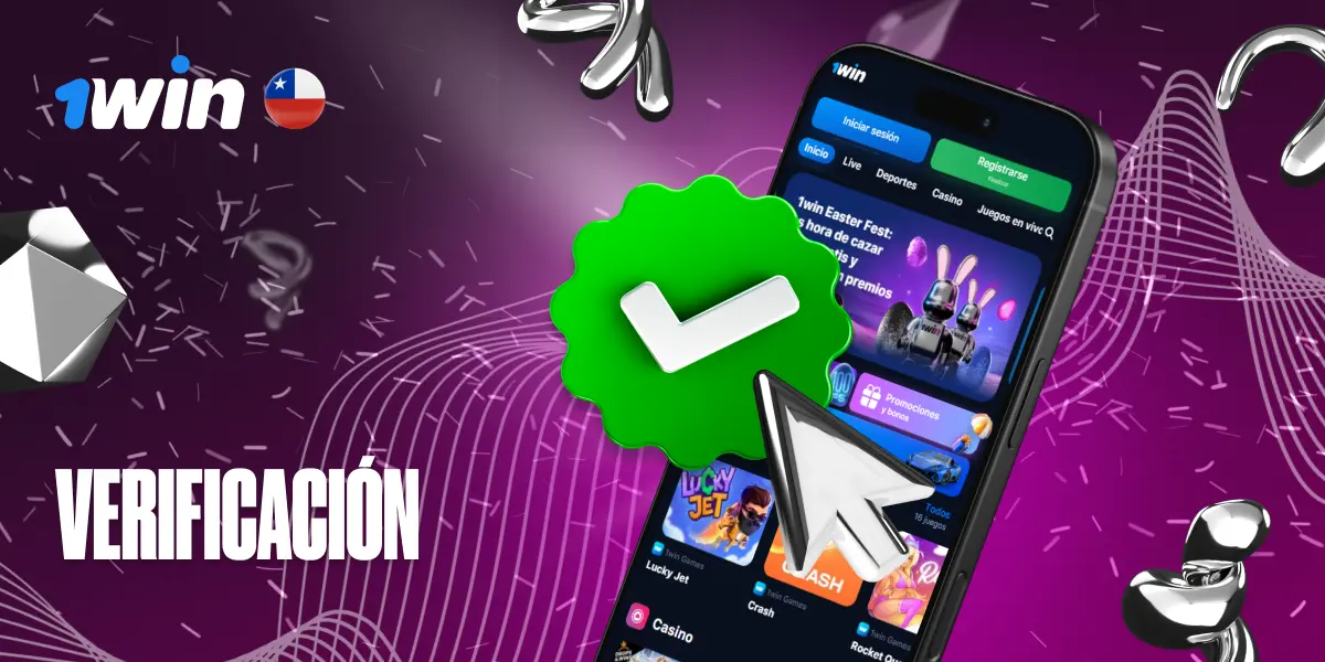Proceso de verificación de cuenta en 1win Chile