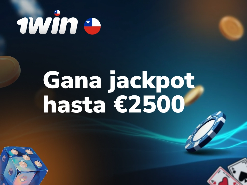 Jackpot de hasta €2500 en el casino online 1win Chile